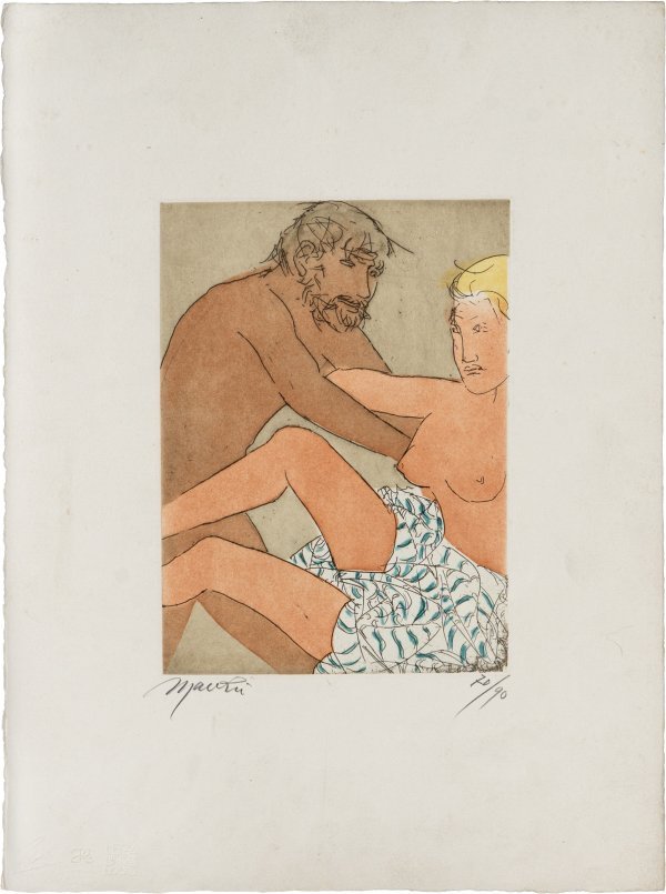 GIACOMO MANZÙ - Gli amanti