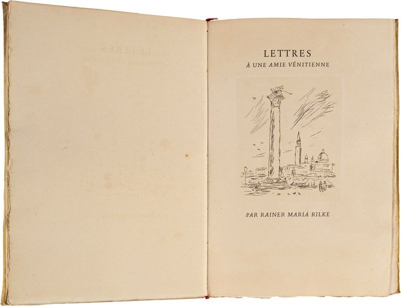 Rilke Rainer Maria - Lettres à une amie vénitienne