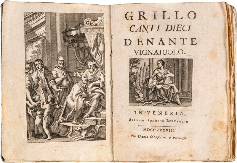 Grillo (Baruffaldi Girolamo, 1675-1755) - Canti dieci D'Enante Vignajuolo