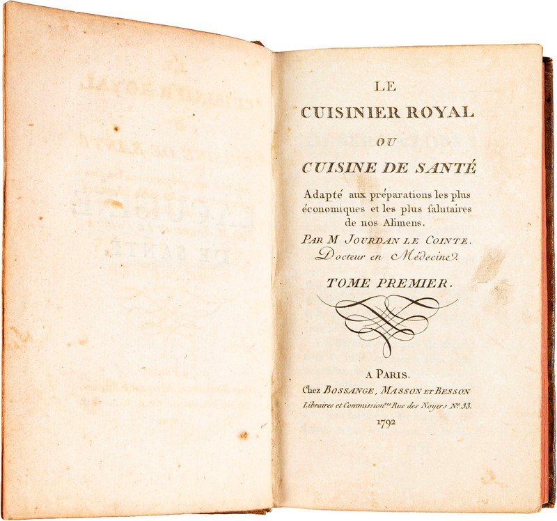 Le Cointe Jourdan - Le Cuisinier Royal ou cuisine de santé
