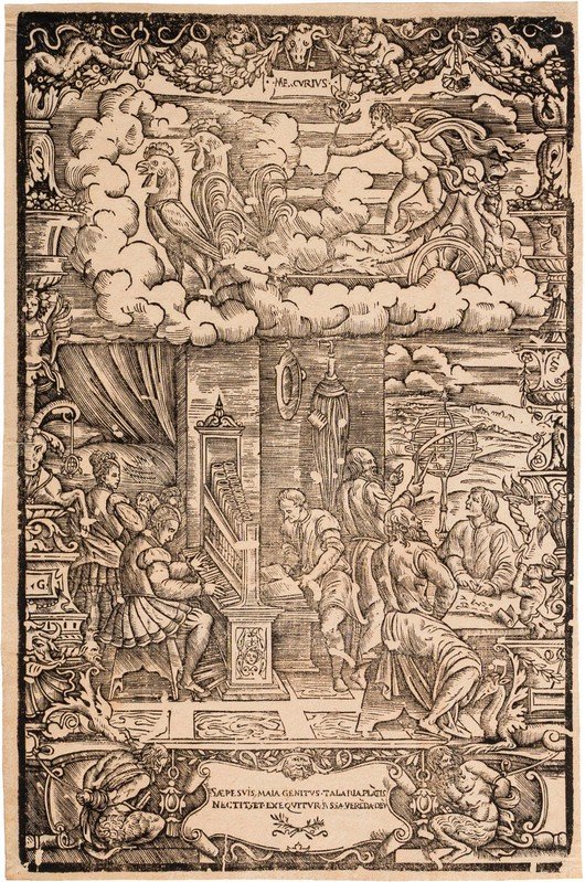 Girolamo de' Grandi (Attivo a Ferrara tra il 1530 e il 1548) - Mercurius