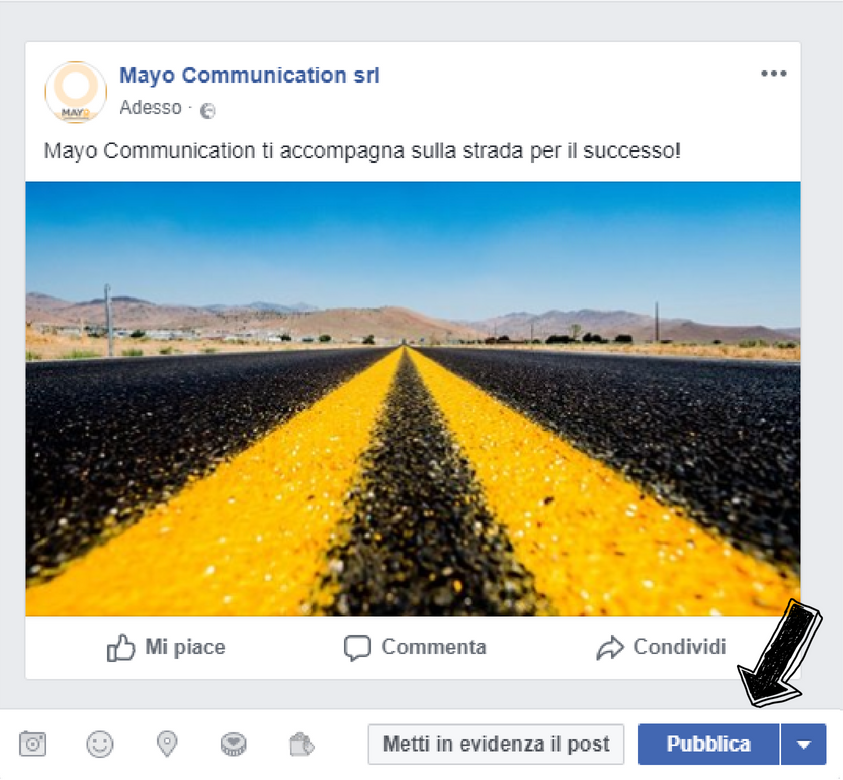 Post di mayo communication in via di pubblicazione
