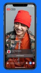 Facebook Shops Video Live